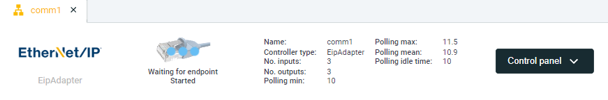 Communications topbar