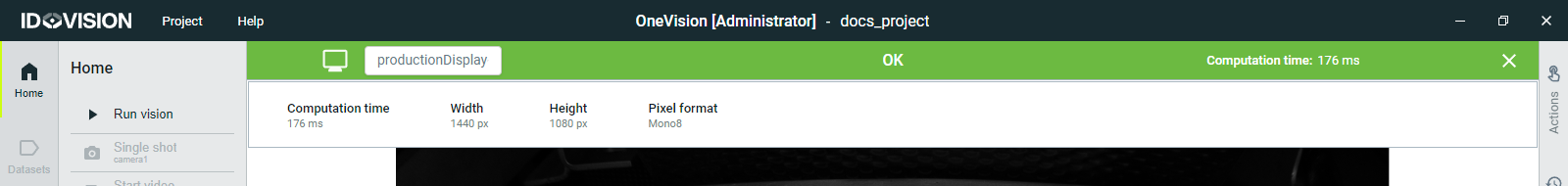 Image display topbar